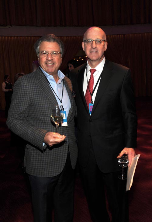 NEW YORK, NY - JANUARY 10: Paul Metselaar and Michael L. Marin, MD attend the Steve Miller Band Benefit Concert to support The Mount Sinai Kyabirwa Village Surgical Facility In Uganda at Jazz at Lincoln Center on January 10, 2019 in New York City. (Photo by Brad Barket/Getty Images for Mount Sinai Health System)