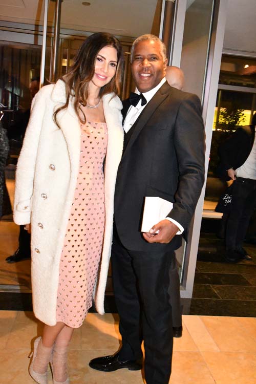 Hope Daworaczk and Robert F. Smith. Photo by: Rose Billings/Blacktiemagazine.com