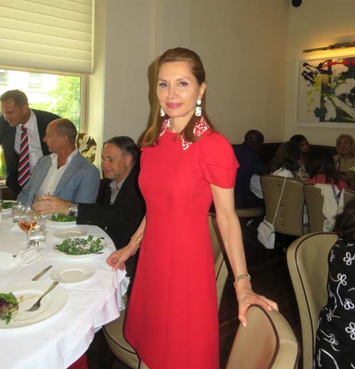 Philanthropist, Jean Shafiroff. (Background) Greg Kelly, Prince Dimitri of Yugoslavia and Jason Binn Photo by: Joyce Brooks/Blacktiemagazine.com
