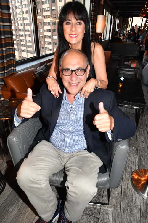 Bradway Producer of Pretty Woman, John Slotkin and Pretty Birthday Girl Joanna Kerry.  Photo by:  Rose Billings/Blacktiemagazine.com