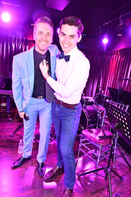 Clint Edwards (Music & Lyrics )and James T. Kelly (Star). Photo by: Rose Billings/Blacktiemagazine.com