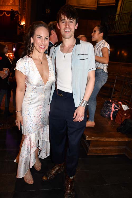 Dawn Derow and Reeve Carney. Photo by: Rose Billings/Blacktiemagazine.com