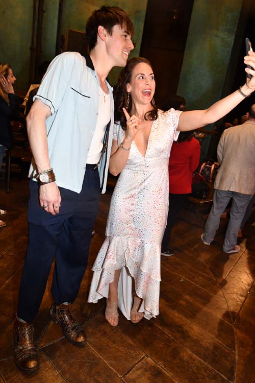 Reeve Carney and Dawn Derow.Photo by: Rose Billings/Blacktiemagazine.com