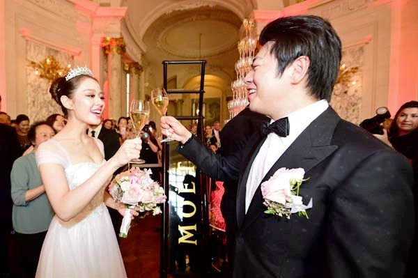 Lang Lang and Gina Alice. Photos by: Anthony Ghnassia/2019 GettyImages