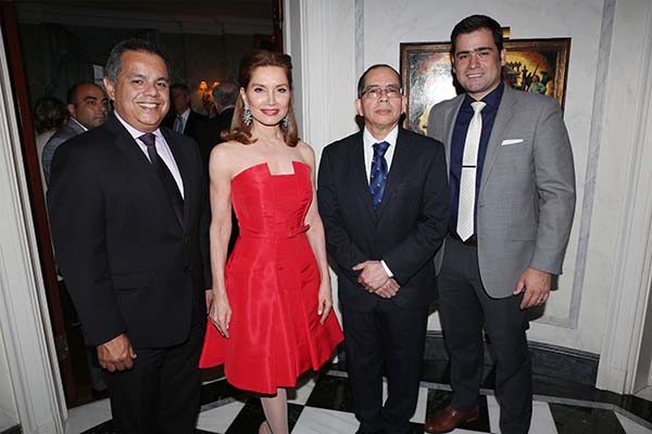 Philanthropist Jean Shafiroff, Ambassador Jaime Hermida Castillo. Photo by: Patrick McMullan