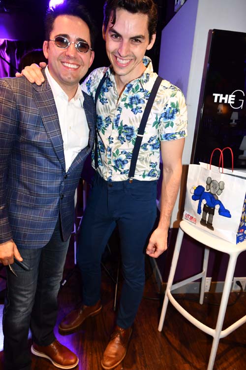 John Lloyd Young and James T Kelly. Photo by: Rose Billings/Blacktiemaagzine.com
