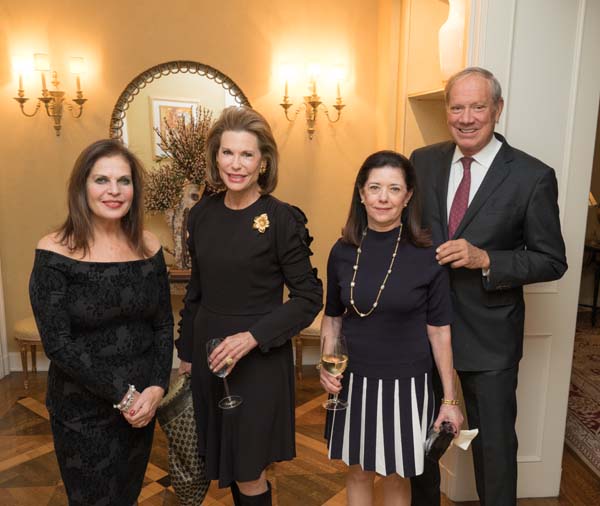 Sylvia Hemingway, Ambassador Nancy Brinker, Jennifer Lang, George Pataki (c) John Sanderson/AnnieWatt.com 