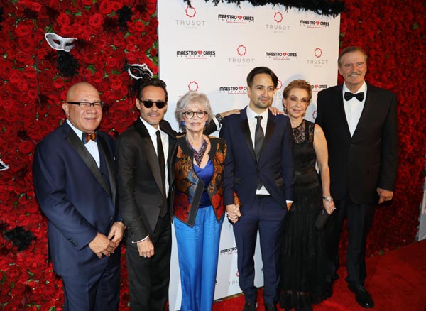 Henry Cardenas, Marc Anthony, Rita Moreno, Lin Manuel Miranda, Martha Sahagun, Vicente Fox
