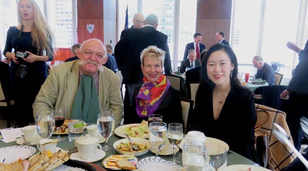Kathleen Sullivan, Lydia Hu,Dr. Art Hughes, Reader, School of Art and Humanities, Ulster university