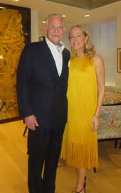 William Haseltine & María Eugenia Maury. Photo by: Joyce Brooks/Blacktiemaagzine.com