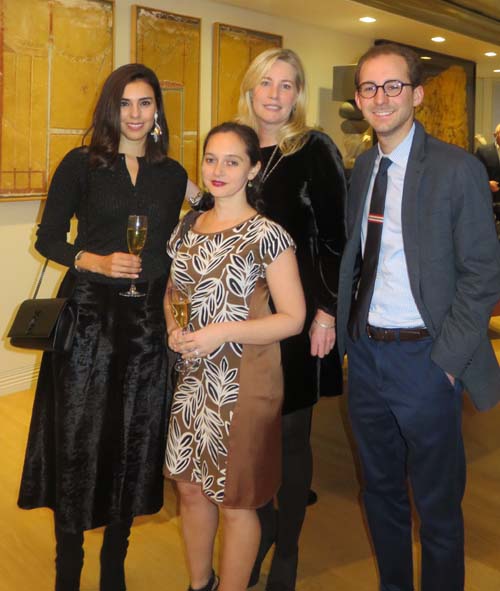 Alex Morris,  Susanna Temkin, and Anne Dayton and Jack Meyer.  Photo by:  Joyce Brooks/Blacktiemaagzine.com