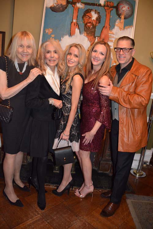 Sharon Johnson, Joycelyn Engle, Julianne Michelle, Stacie Osburne, and Lt. Colonel David Richardson . Photo byt:  Rose Billings/Blacktiemagazine.com