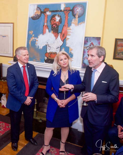 Tomaczek Bednarek, Rita Cosby and Andrew Miller. Photo by:Jeff Smith