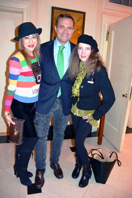 Lucia Hwong Gordon, Greg Kelly and Joyce Brooks. Photo by: Rose Billings/Blacktiemagazine.com