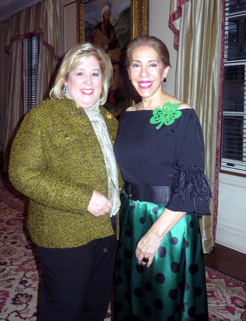 Rebecca Seawright and Gilda Sacasa. Photo by: JOyce Brooks/Blacktiemaagzine.com