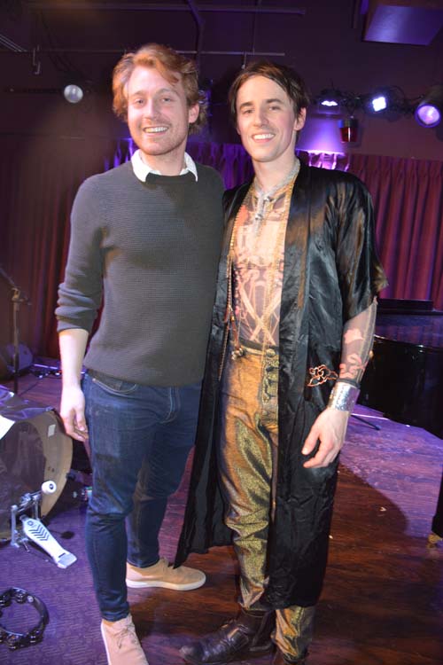 Daniel Dunlow and Reeve Carney.. Photo by: Rose Billings/Blacktiemagazine.com