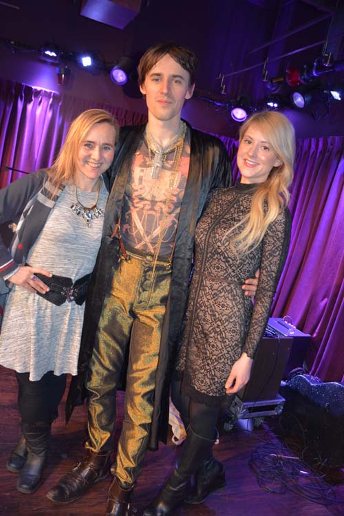 Olga Carney and Reeve Carney with Antoinette DeLuca. Photo by: Rose Billings/Blacktiemagazine.com