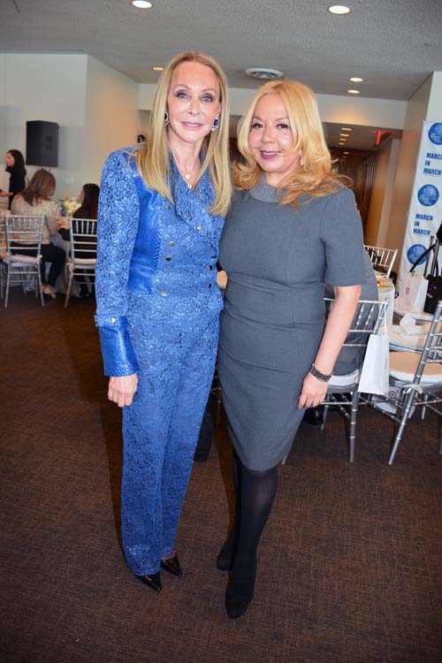 Barbara Winston and Adele Nino.  Photo by:  Rose Billings/Blacktiemagazine.com