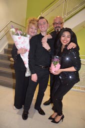 Suzanna Bowling, Charlie Romeo, Robert Williams and Kea Chan. Photo by: Rose Billings/Blacktiemaagzine.com