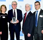 Linda Schoenthaler, Cyrus Vance Jr., Martin S. Foont and Adam Kudelka. Photo by: Patrick McMullan