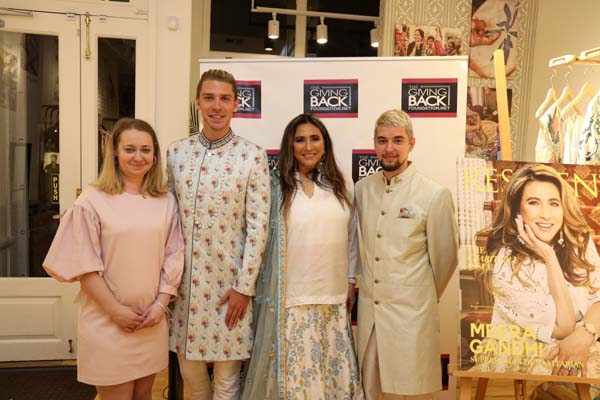 Meera Gandhi and The Giving Back Foundation Team. Photo by: Photos By Snaps India, Jaffer