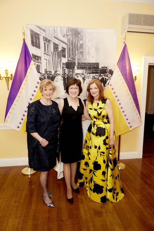 Linda McMahon, former head of the Small Business Administration, Sen. Collins and Robin Weaver. Photos by: Daphne Youree