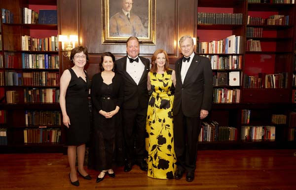 Honorees, (Annie, Gregory, Seen. Collins) Robin, New York State Republican Chair Ed Cox. Photos by: Daphne Youree