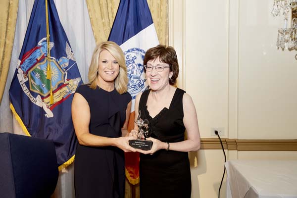 Martha MacCallum of Fox's "The Story" with Senator Collins. Photos by: Daphne Youree