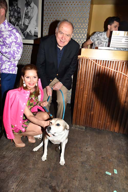 Jean Shafiorff & Martin Shafiroff with Rosie. Photo by: Rose Billings/Blacktiemaagzine.com