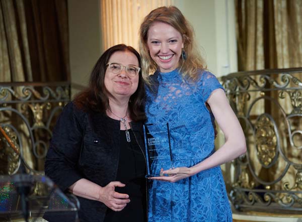 Dr. Anca Askanase with her patient Brianna Fitzpatrick.Photo by:  Jerry Speier
