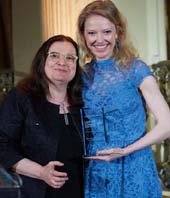 Dr. Anca Askanase with her patient Brianna Fitzpatrick. Photo by: jerry Speier