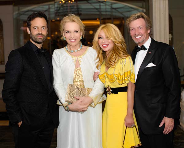 Benjamin Millepied, Princess Michael of Kent, Elizabeth Segerstrom, Nigel Lythgoe at LACMA Art+Film Gala