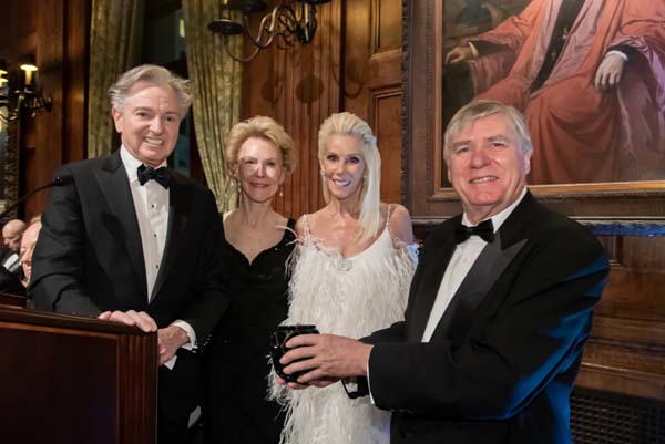  Geoffrey Bradfield, Elizabeth Stibling, CeCe Black, Comte Denis de Kergorlay.  Photo by:  Annie Watt
