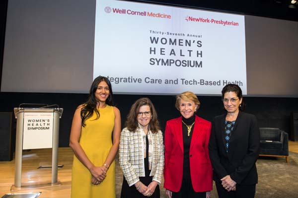 Speaker Dr. Alka Gupta, Dr. Orli Etingin, Joan Weill, Speaker Dr. Deborah Estrin