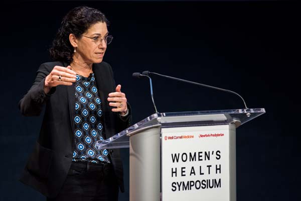 Dr. Estrin giving her talk