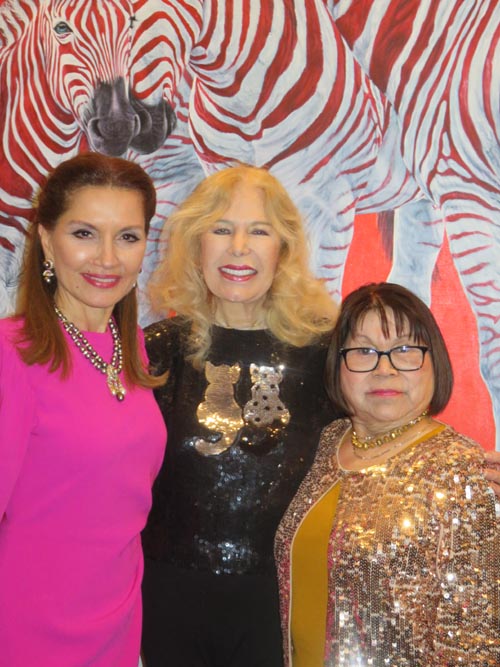 Jean Shafiroff, Loretta Swit and Theresa Rosado. Photo by: Joyce Brooks/Blacktiemagazine.com