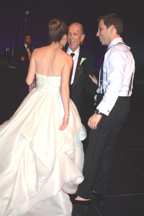 Dr. Jerome Martin Garber, O. D. with the beautiful bride & groom.Photo by:  Rose Billings/Blacktiemagazine.com