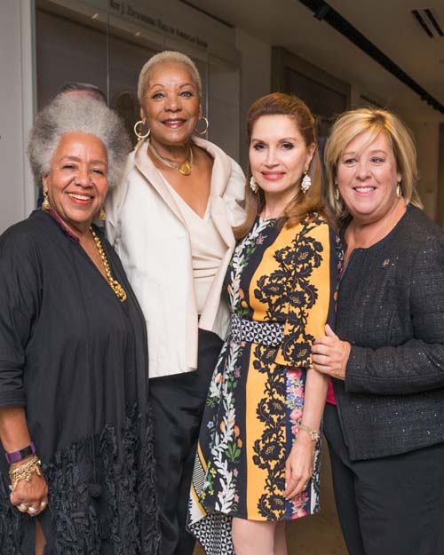 Foundation Board Member Lola West, Audrey Smaltz, Author and Philanthropist Jean Shafiroff and Assemblywoman Rebecca Seawright