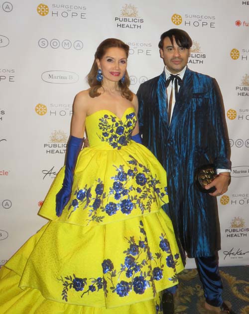 Philanthropist, Jean Shafiroff and Victor dE Souza. Photo by: Joyce Brooks/Blacktiemagazine.com