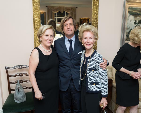 Kazie Metzger Harvey, Nicolas de Rivère ( French Ambassador to the United Nations), and Elizabeth Stribling. Photo by: John Sanderson/AnnieWatt.com