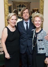 Kazie Metzger Harvey, Nicolas de Rivère ( French Ambassador to the United Nations), and Elizabeth Stribling. Photo by: John Sanderson/AnnieWatt.com