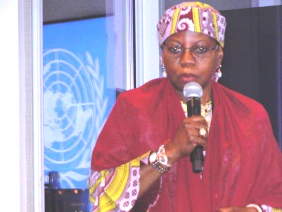 Dr Hajo Sani: Senior Special Assistant to the President on Administration representing H.E Hajia Aisha Buhari the First Lady of Nigeria