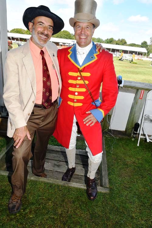 Marty Bauman( Classic Communications) and The Ring Master Alan Keeley. Photo by: Rose Billings/Blacktiemagazine.com