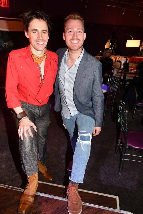 Reeve Carney and Daniel Dunlow...The BEST!. Photo by: Rose Billings/Blacktiemagazine.com