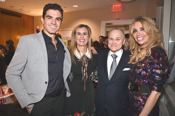Lieba was accompanied by her beautiful sister Miriam Weiss and her gorgeous nephew Mark Weiss who is a student at NYU Law. Ray Kelly was regaling them with stories of his new first granddaughter. Photo byRose Billings/Blacktiemagazine.com