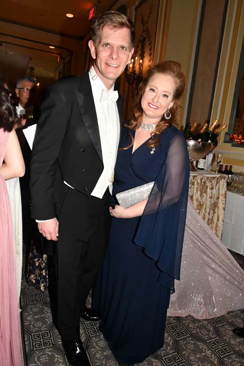 Michael Pecnik and Valerie A. Lettan. Photo by: Rose Billings/Blacktiemagazine.com