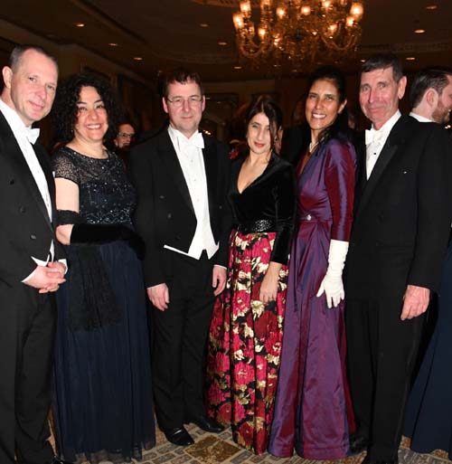 Consul General of Germany, His Excellency Mr. David Gill and Guests. Photo by: Rose Billings/Blacktiemagazine.com