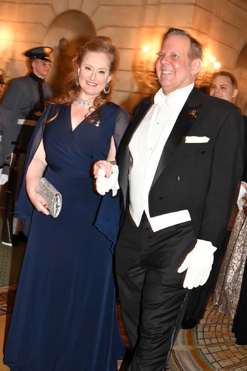 Conrad C. Steinmann Jr., and Valerie A. Lettan. Photo by: Rose Billings/Blacktiemagazine.com