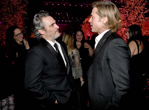 Joaquin Phoenix and Brad Pitt.