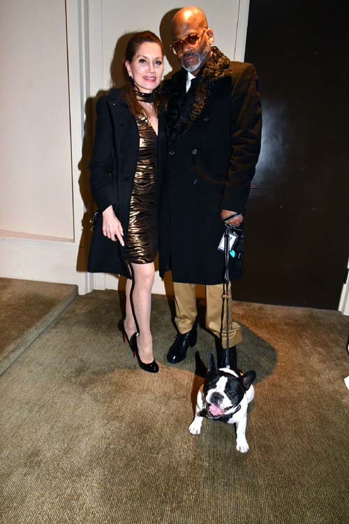 Jean Shafiroff and Damon Dash and his pup a swell party. Photo by: Rose Billings/Blacktiemagazine.com